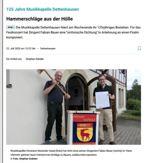 Musikkapelle Dettenhausen e.V.